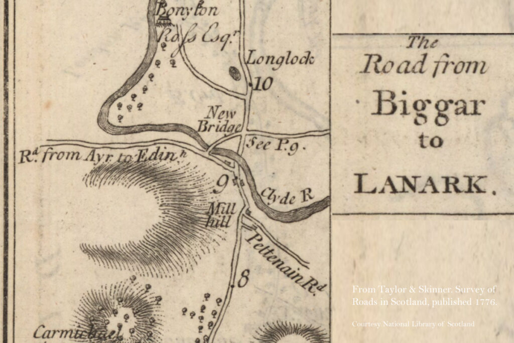 maps of hyndford bridge